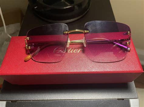 cartier reading glasses replica|real authentic cartier glasses.